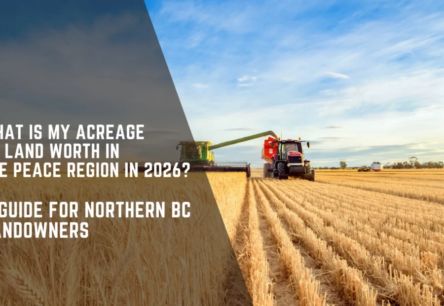 What Is My Acreage or Land Worth in the Peace Region in 2026? A Guide for Northern BC Landowners